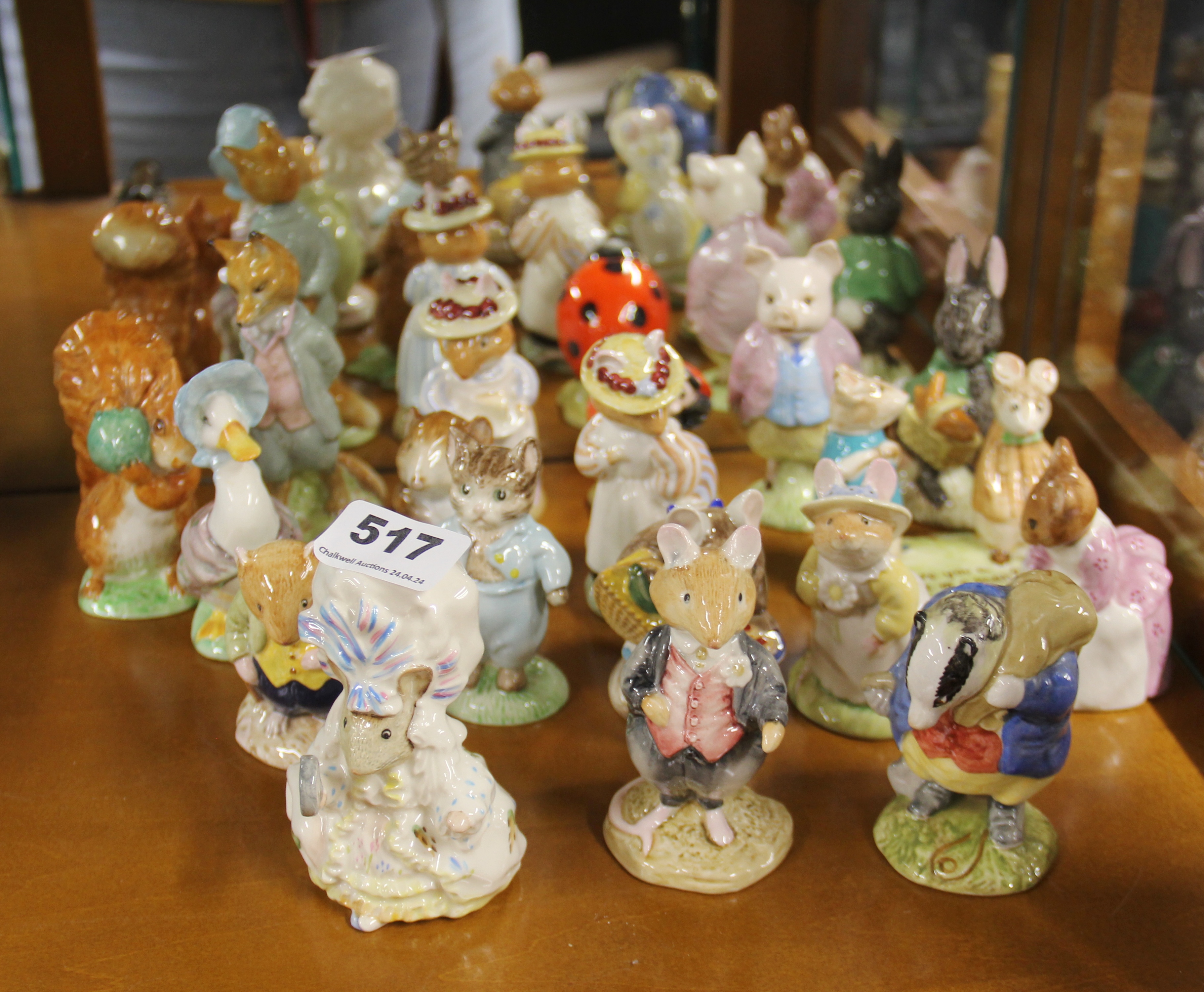 A quantity of Royal Doulton and Royal Albert nursery figures.