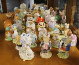 A quantity of Royal Doulton and Royal Albert nursery figures.
