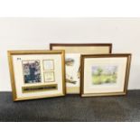 Three prints, Angela Tiekle 39/1250, the pitch 1 of Payne Stewart US open champion 1991 and 1999 and