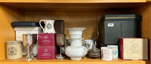 A quantity of mainly Royal Commemorative items.