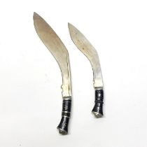 Two Ghurka kukri, longest L. 51cm.