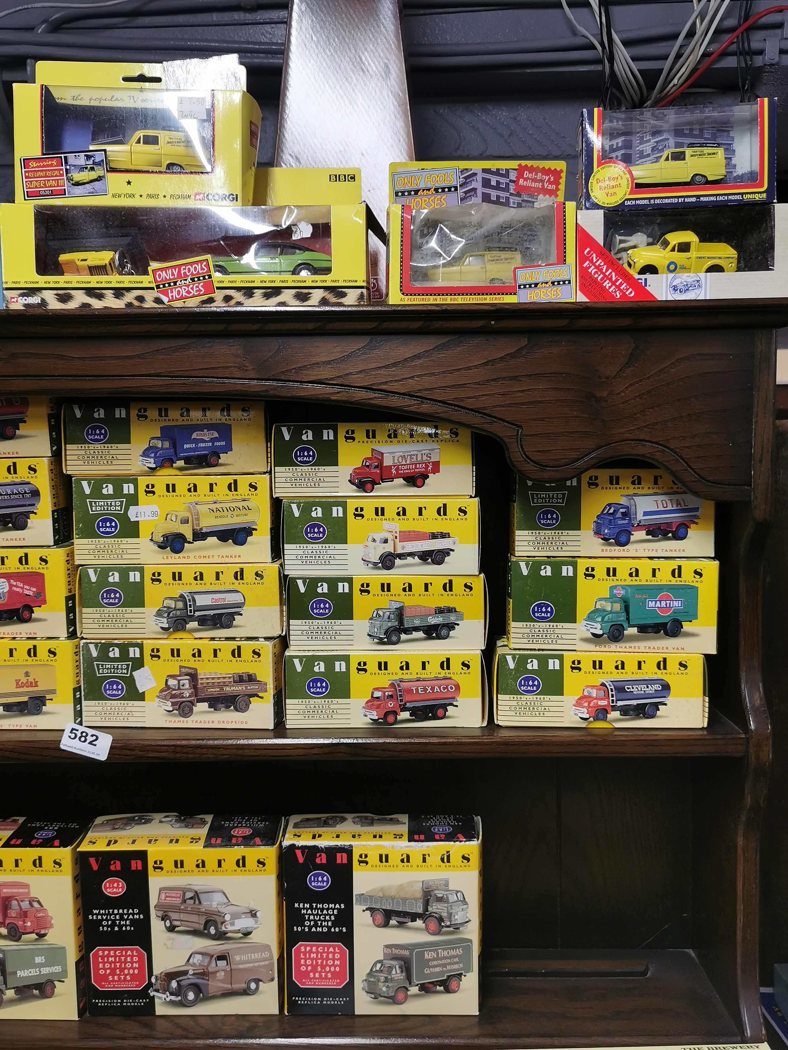 A quantity of Vanguard diecast model vehicles with Corgi Only Fools and Horses. - Image 3 of 3