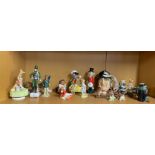 A group of Beswick, Doulton and other collectable figurines.