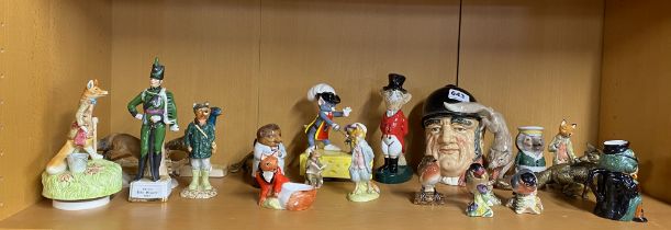 A group of Beswick, Doulton and other collectable figurines.
