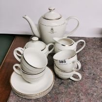 A 2002 Queens golden jubilee four setting tea set.