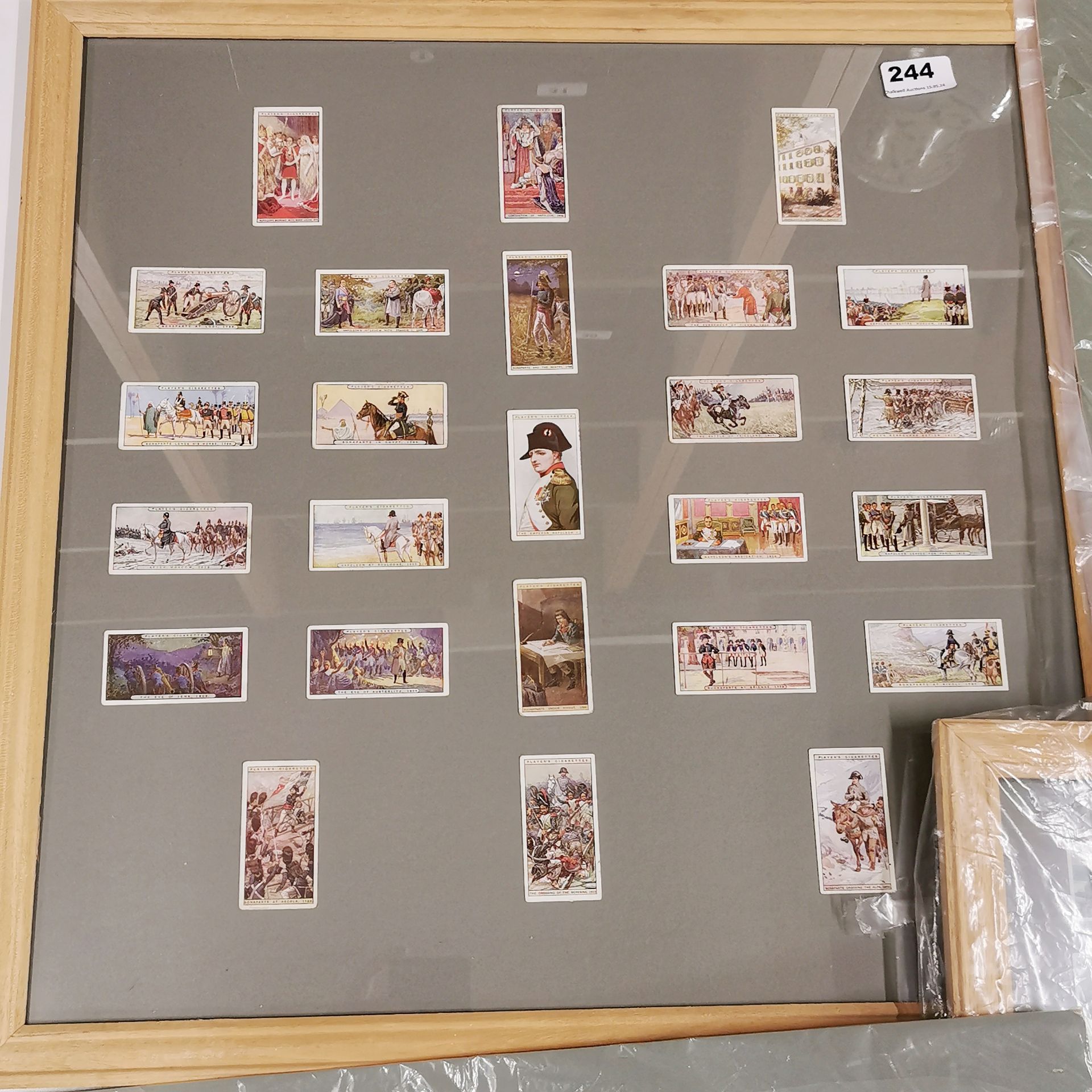 Two frames and two mounted sets of cigarette cards, frame size. 55 x 55cm - Image 5 of 5