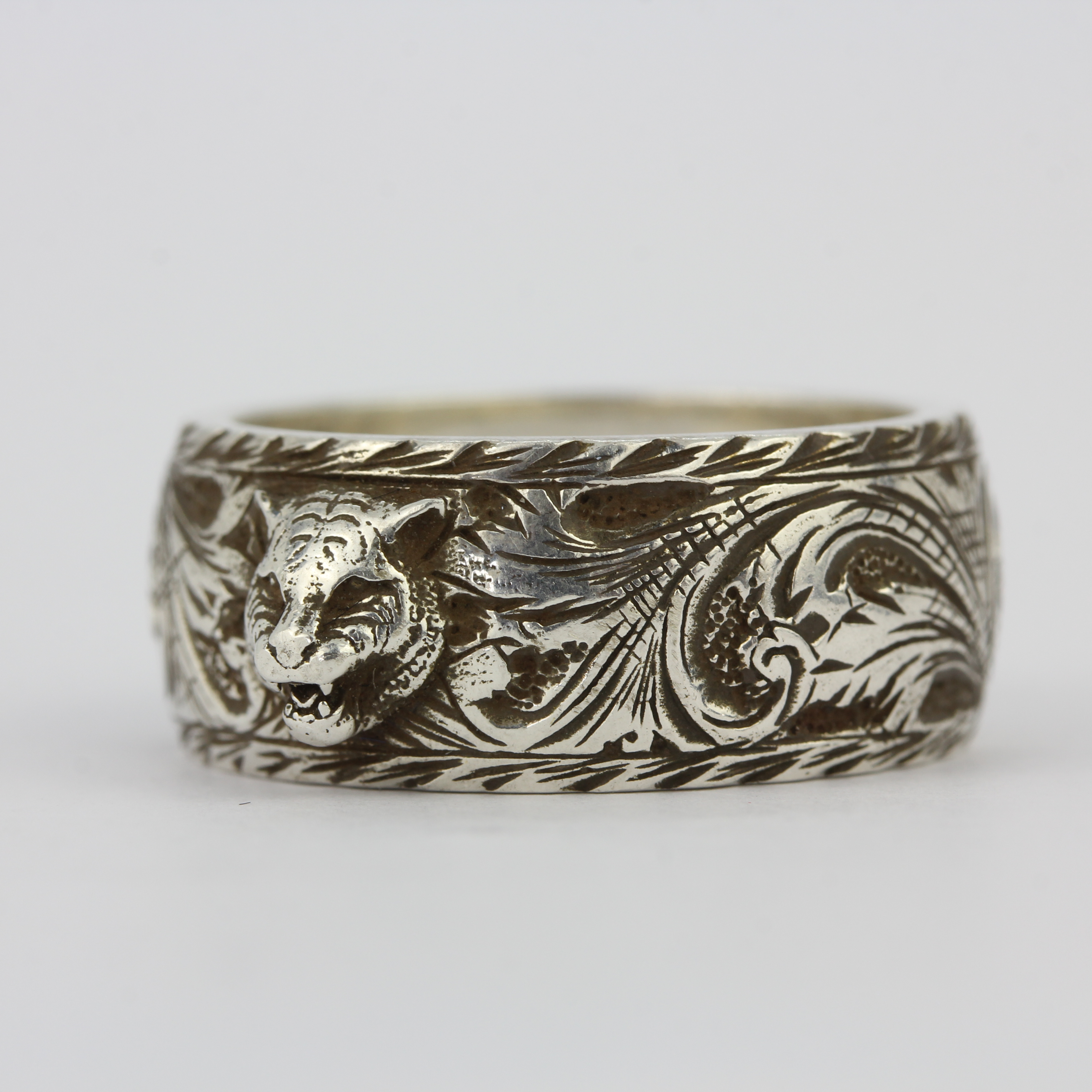 A gent's 925 silver GUCCI ring, (S). - Image 3 of 4