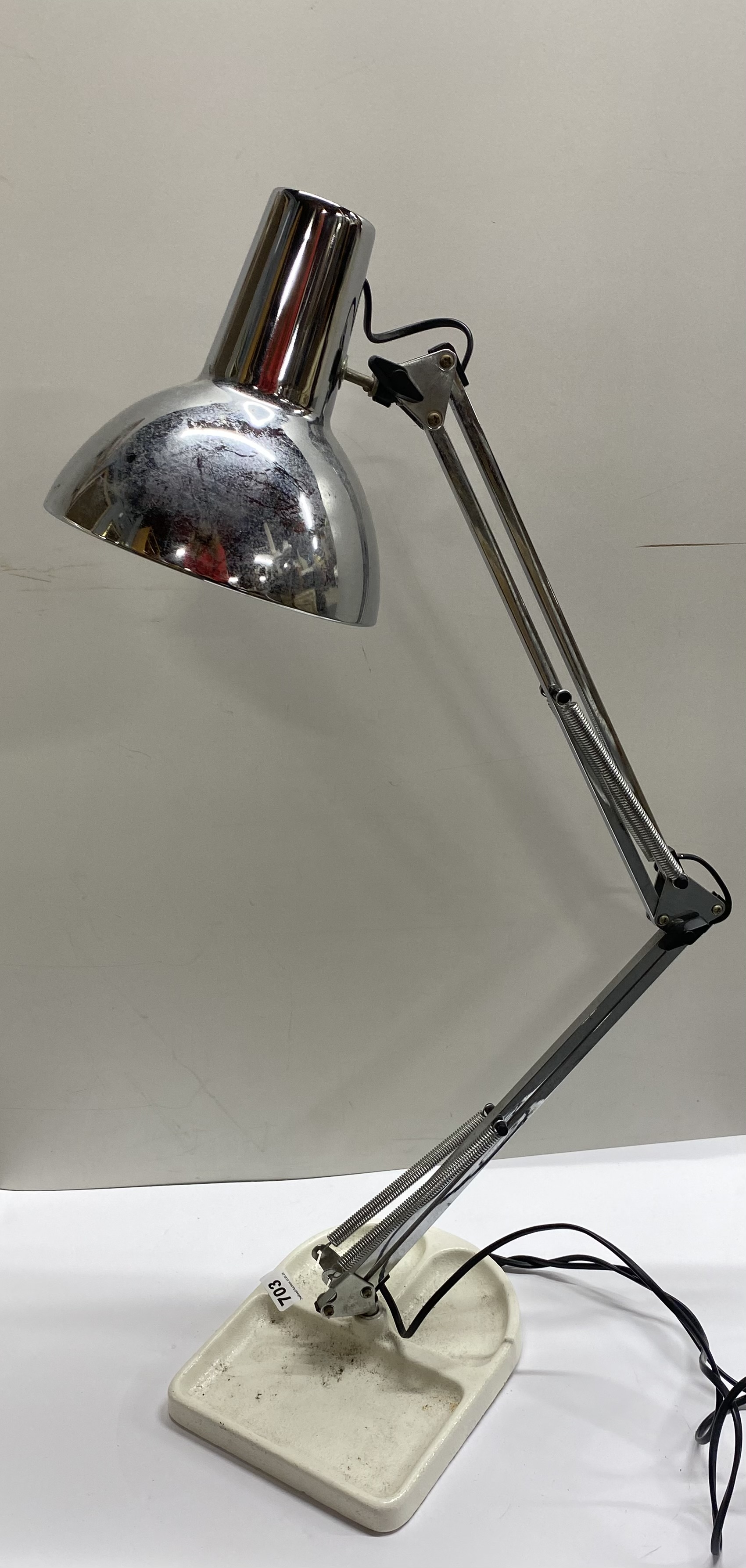 A vintage Ikea angle desk lamp.