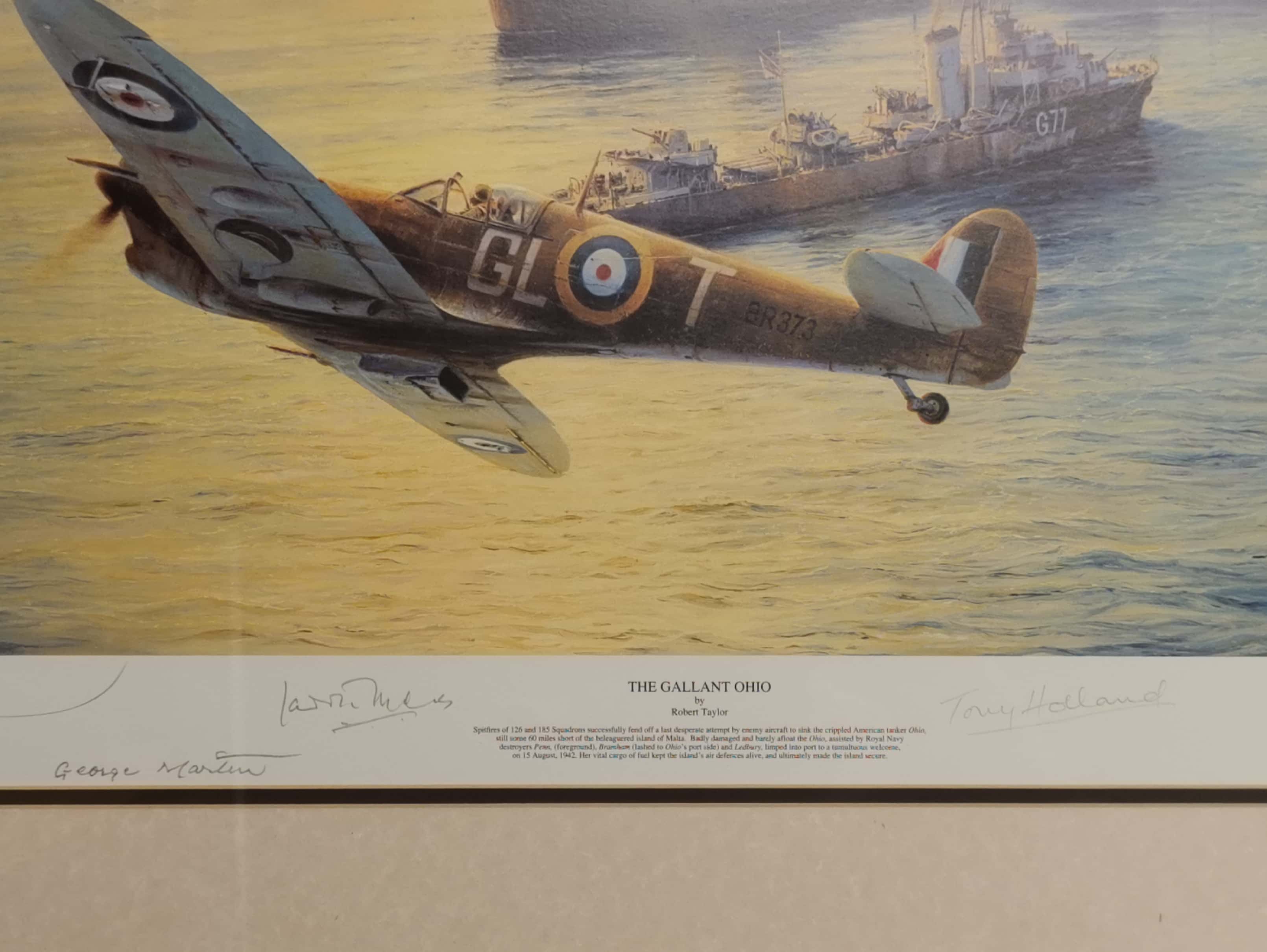 Robert Taylor (British) Two large pencil signed limited edition lithographs "Remember Pearl Harbour" - Image 2 of 3