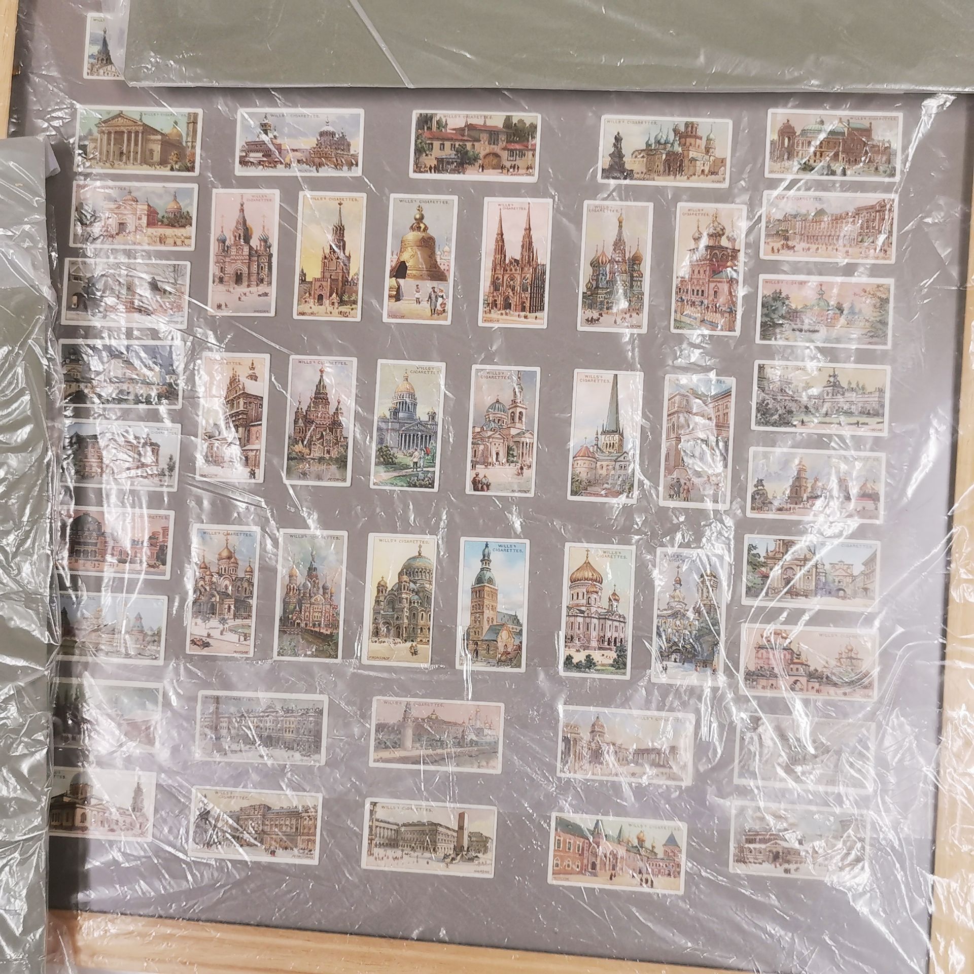 Two frames and two mounted sets of cigarette cards, frame size. 55 x 55cm - Image 3 of 5