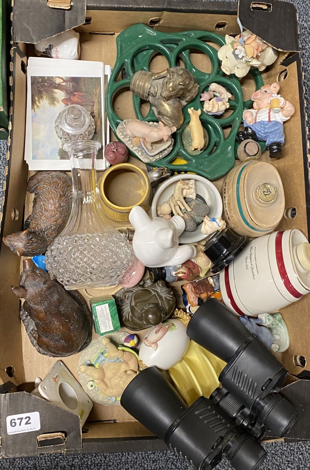 A box of mixed items.