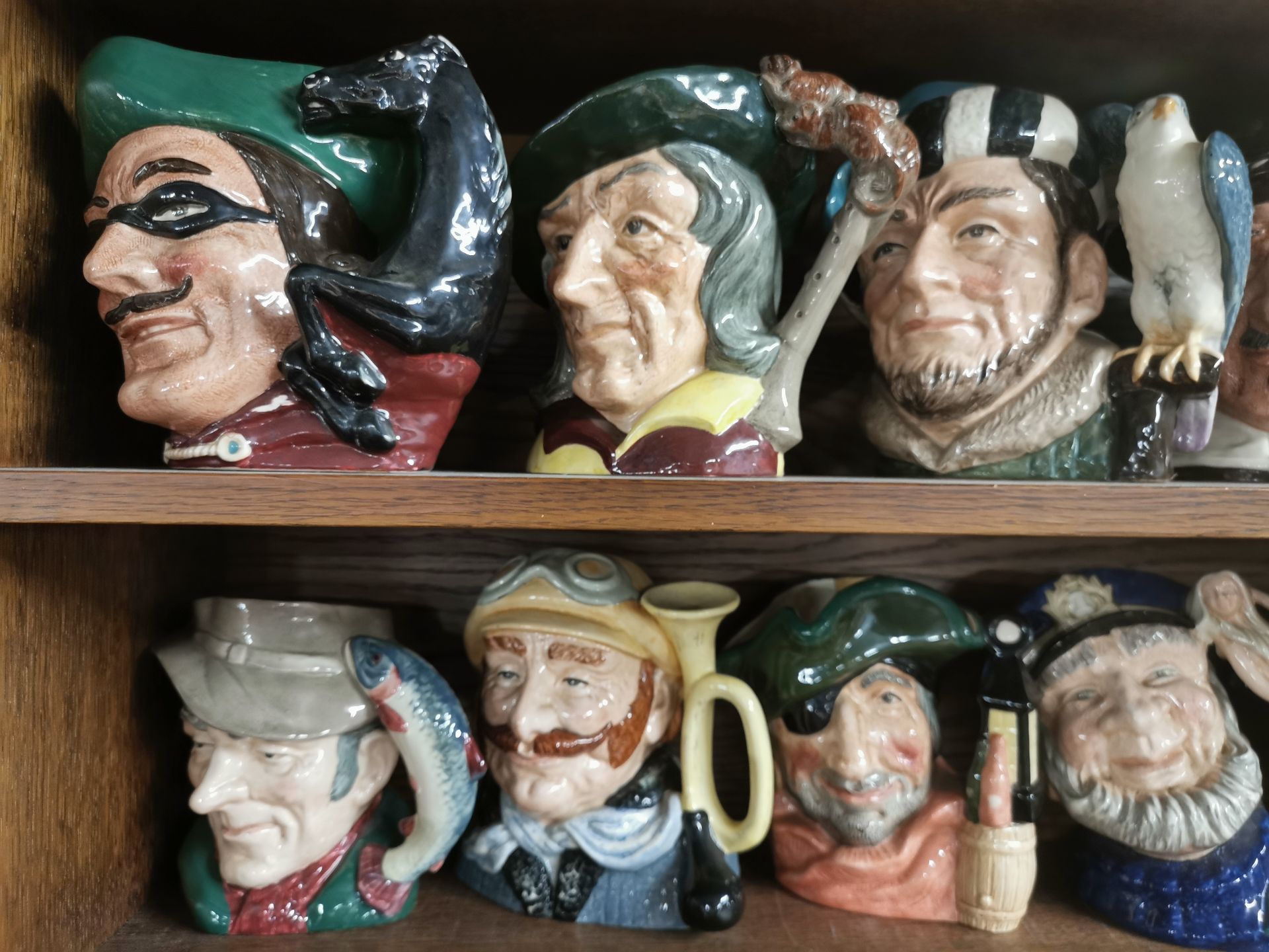 A group of twelve large Royal Doulton character jugs. - Image 2 of 4