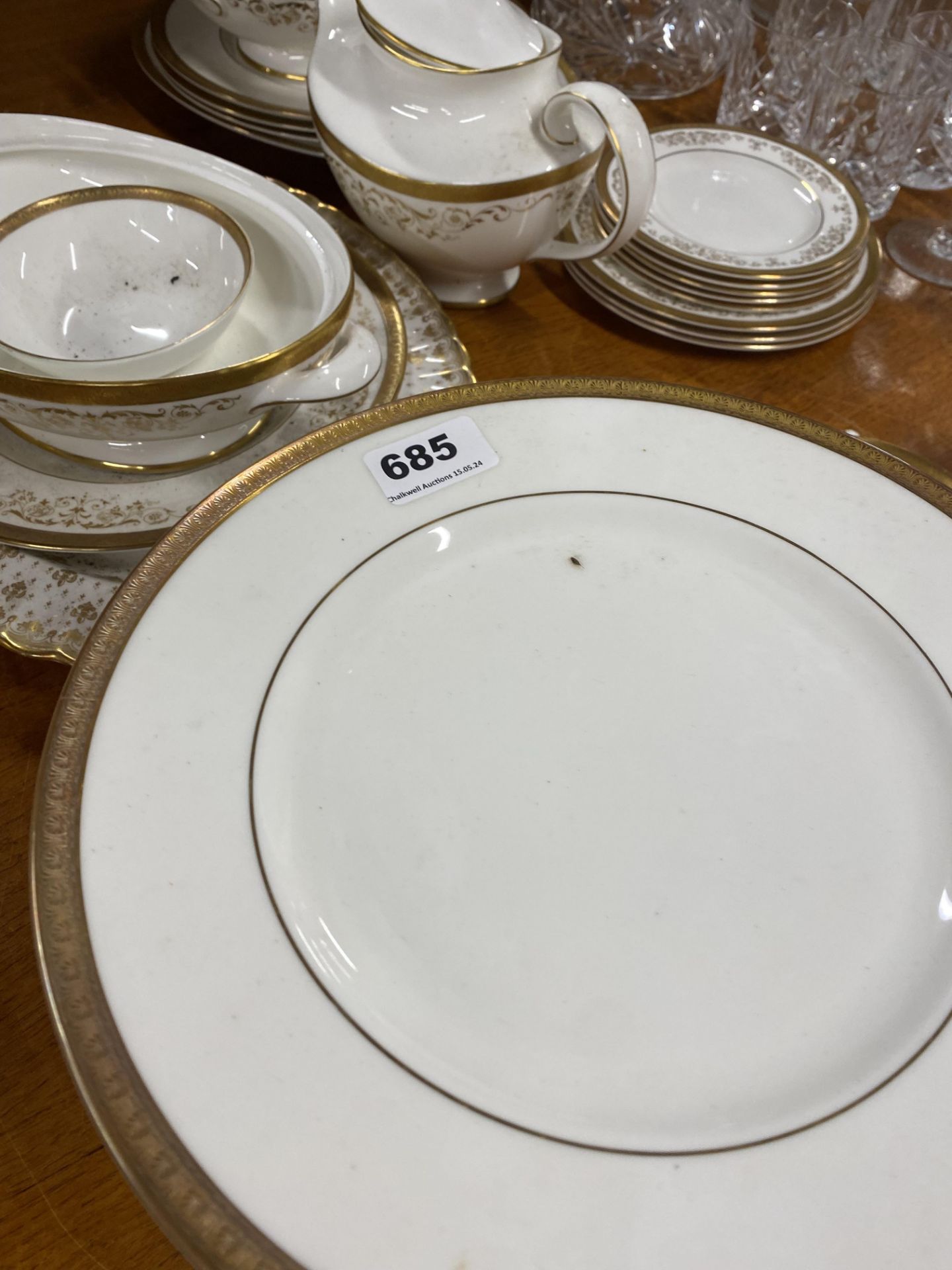 A Royal Doulton Belmont part dinner service.