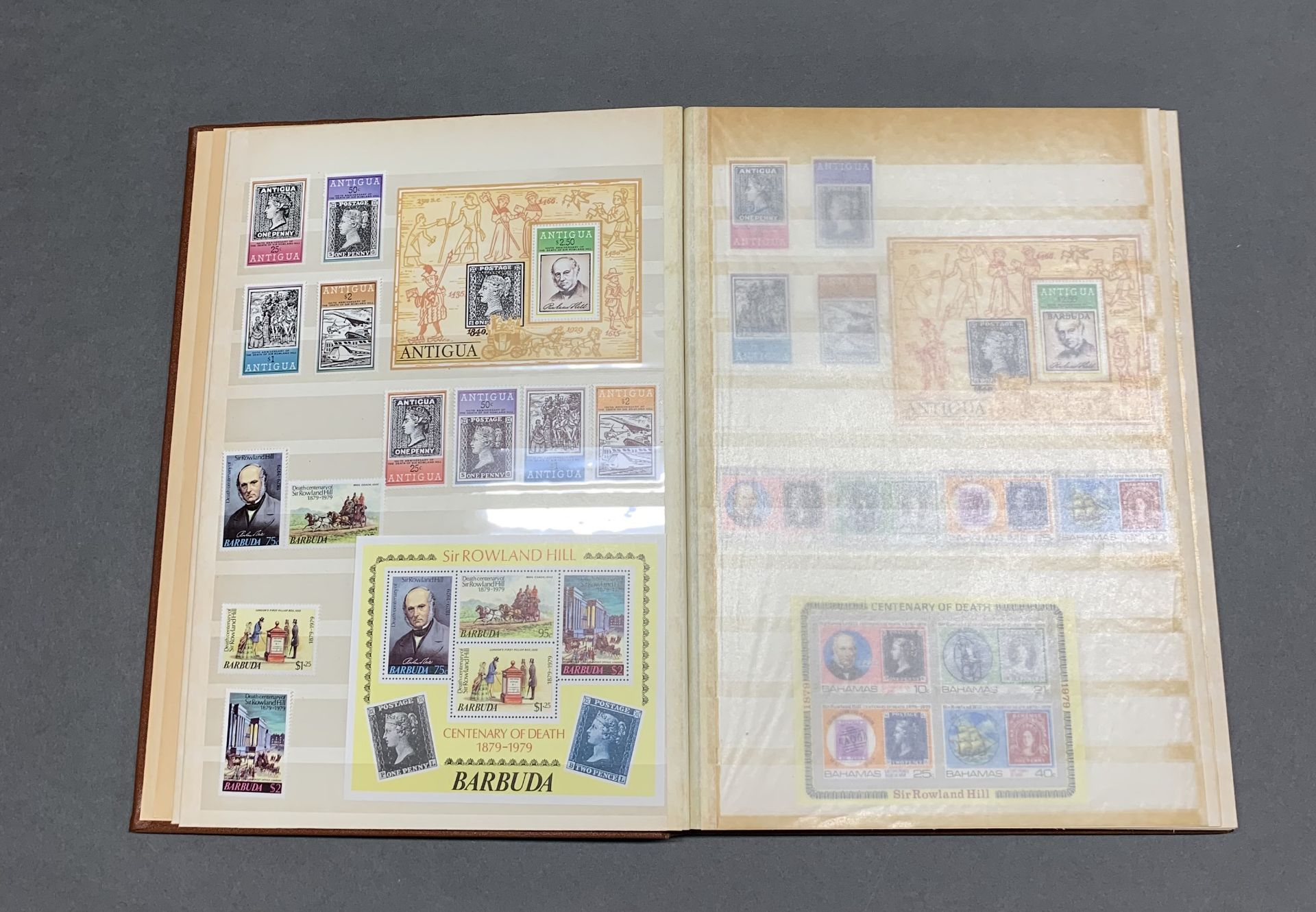 Nine Abria albums of mixed world stamps. - Image 2 of 2