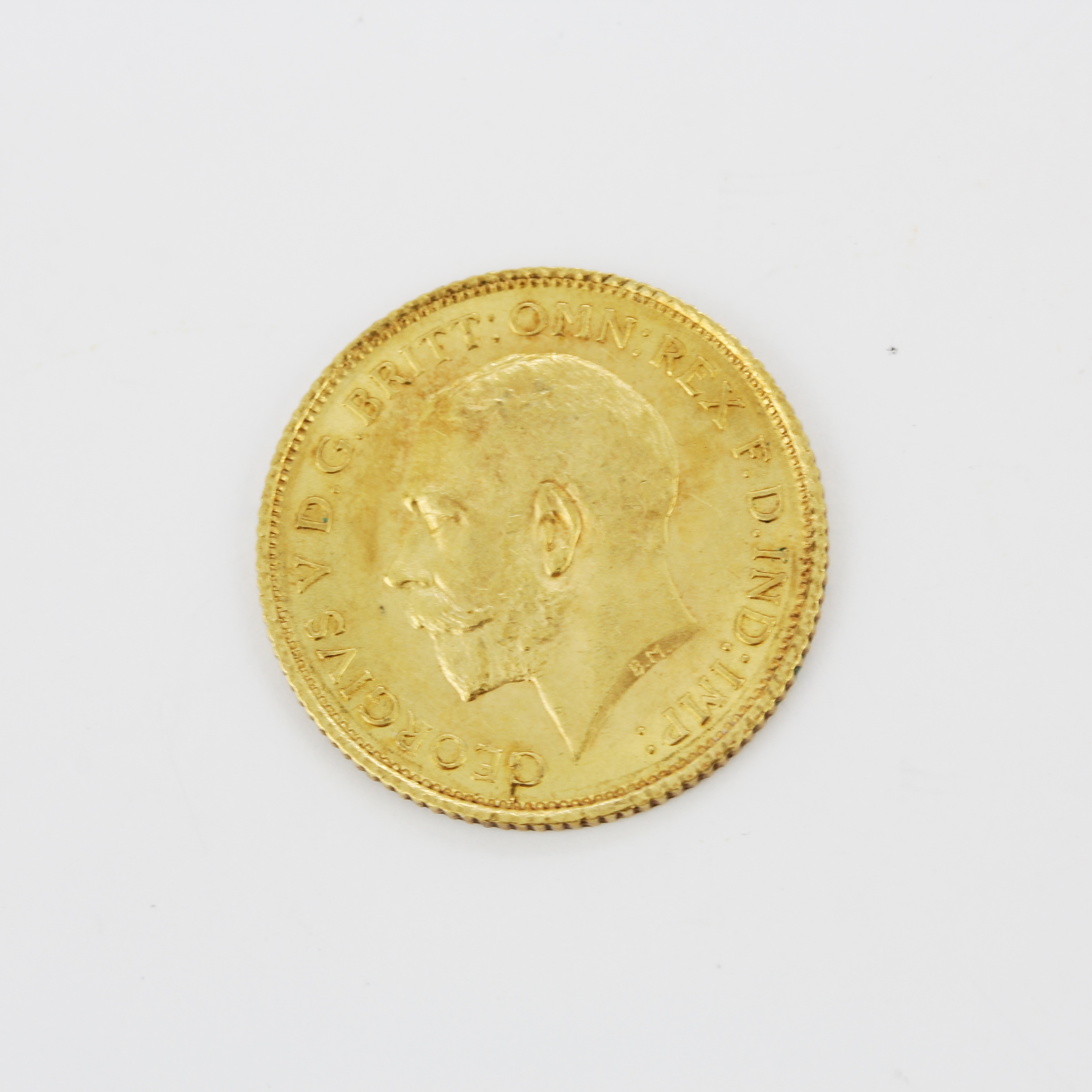 A c.1915George V half sovereign. - Image 2 of 2