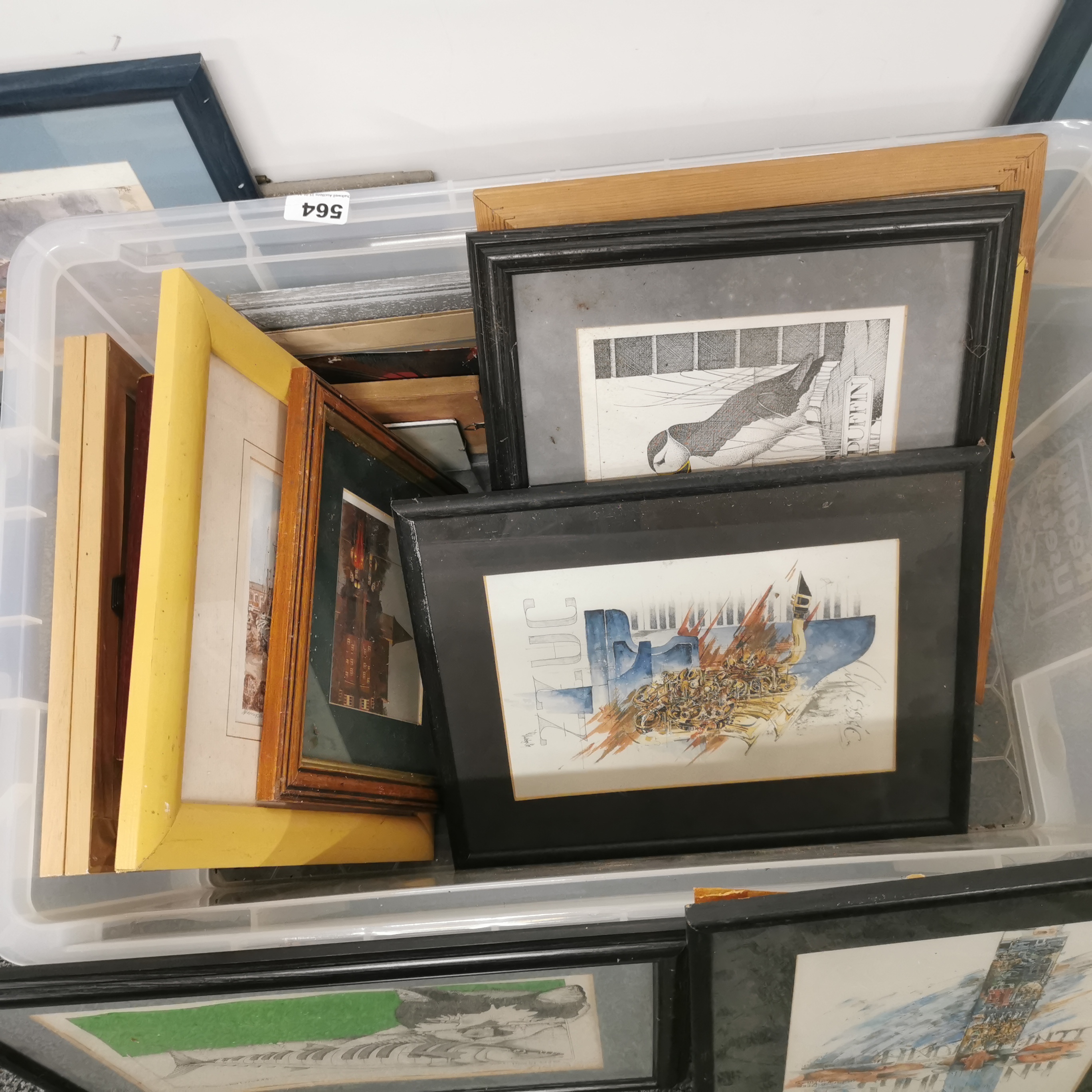 A quantity of mixed framed pictures. Box not included. - Image 4 of 4