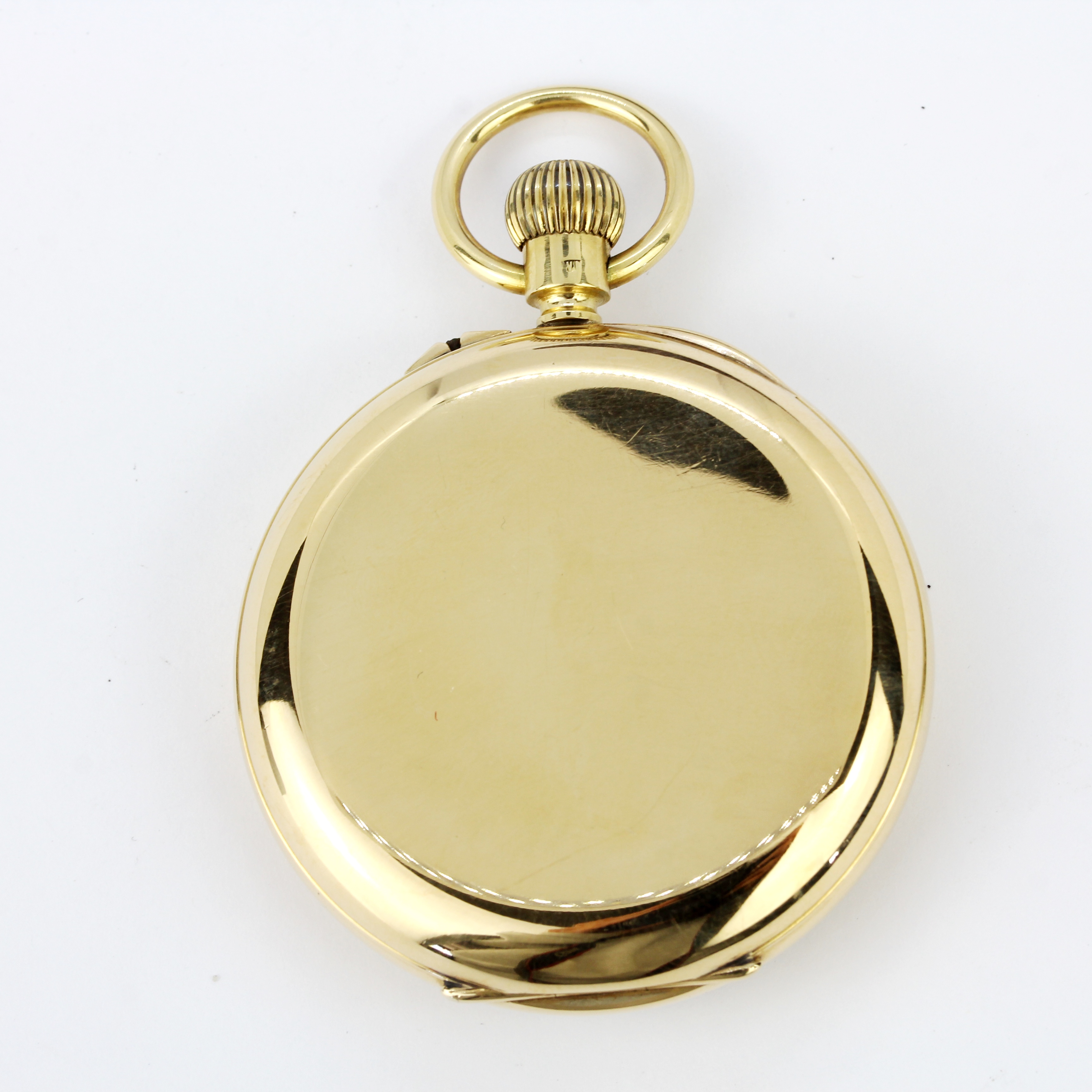 An 18ct yellow gold J. W. Benson open face pocket watch with original box, L. 6.7cm. - Image 3 of 4