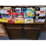 An extensive collection of boxed, mostly Corgi, diecast model lorries.