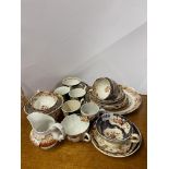 A quantity of early English tea china.