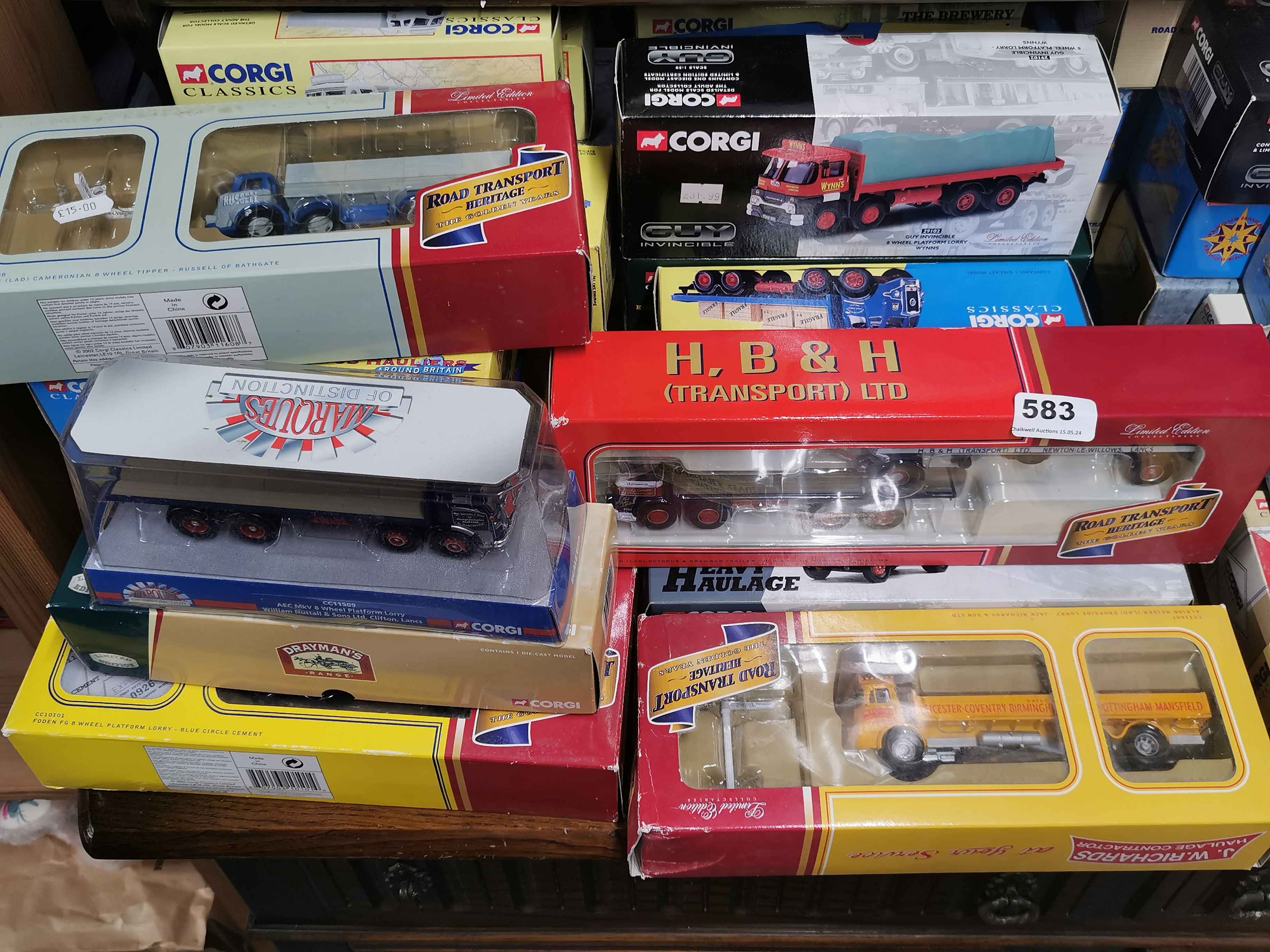 An extensive collection of boxed, mostly Corgi, diecast model lorries. - Image 2 of 3
