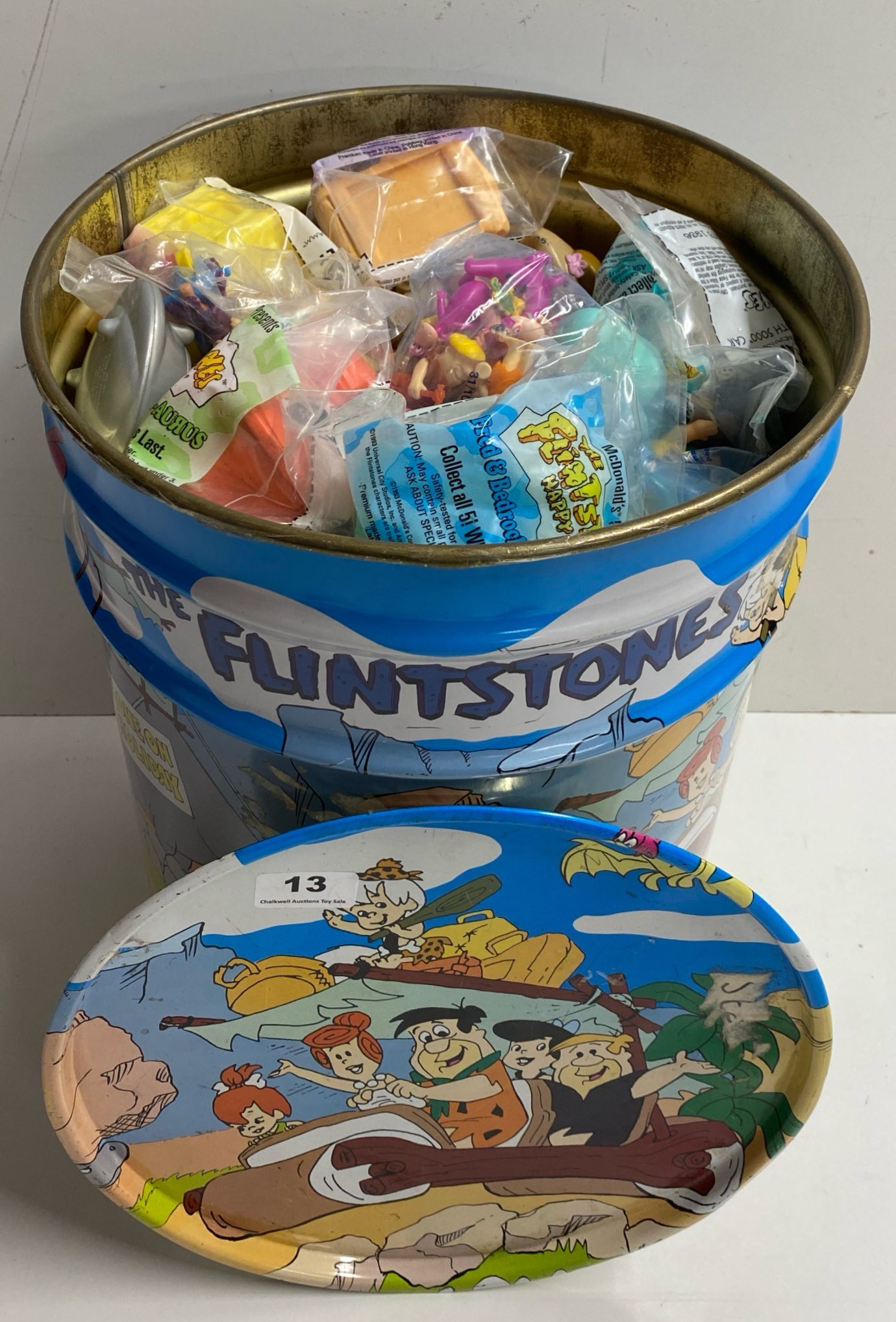 A very large quantity of The Flintstones including McDonalds happy meal toys.