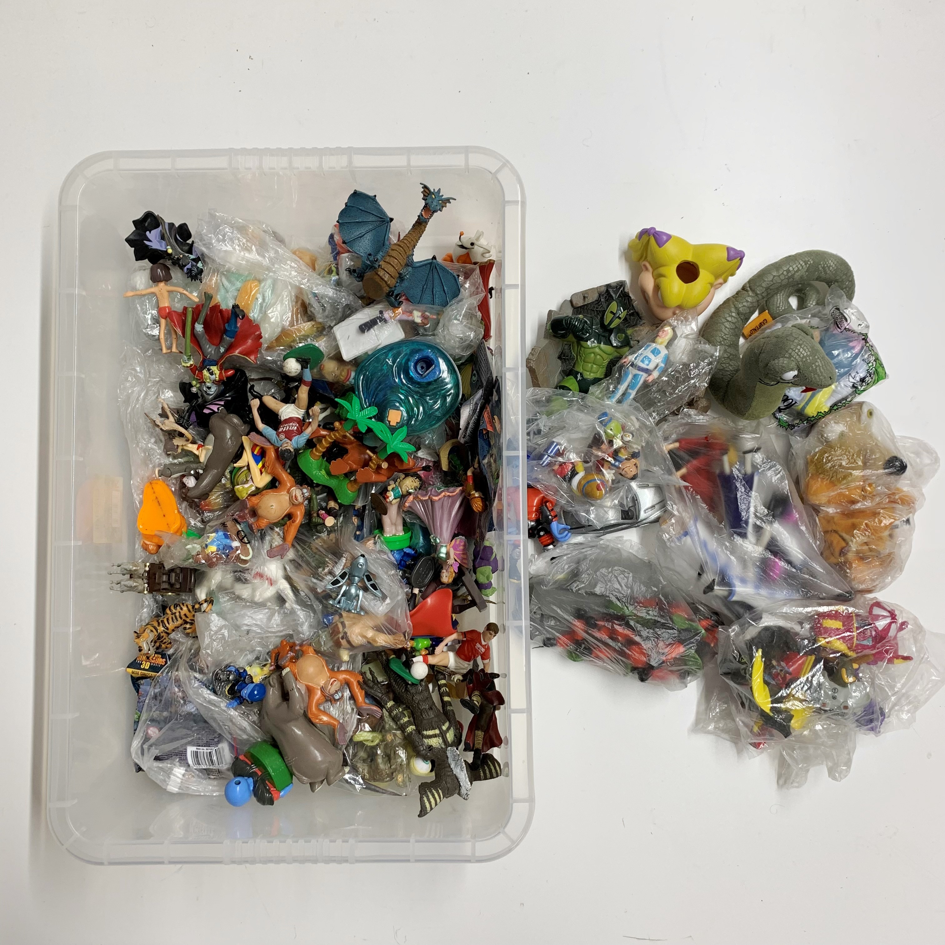 A large quantity of various mixed toys including Disney.