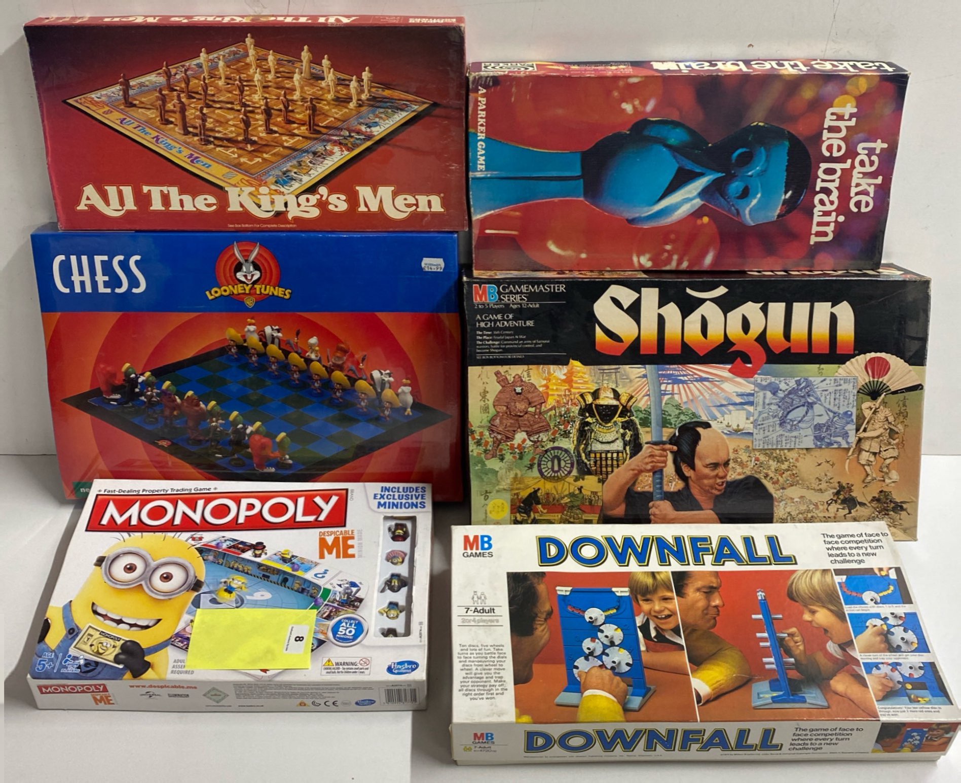 Six board games including Shogun.