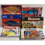Six board games including Shogun.