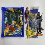 A quantity of Thunderbird figures and craft.