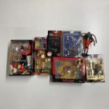 A mix of toys including Disney Incredibles etc.