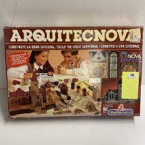 An unused and sealed inside vintage building model kit by Mediterraneo of the Great