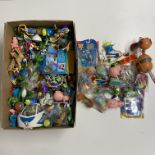 A large quantity of Disneys Toy story characters.