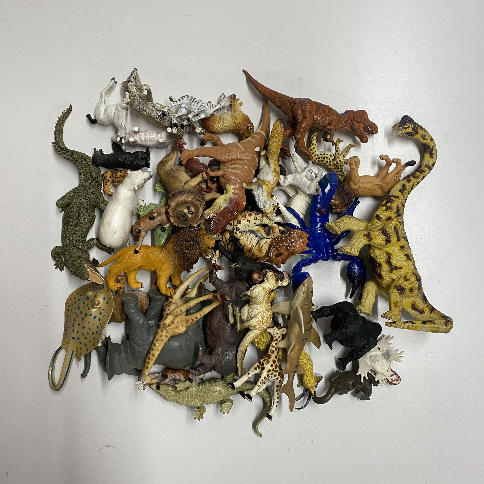 Two boxes of animals by Schleich and others etc. - Image 2 of 3