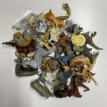 A quantity of various animals and dinosaurs by Bullyland and others.