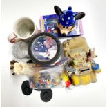 A quantity of various Disney Mickey memorabilia etc.