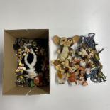 A quantity of Warner Bros Gremlins figures.