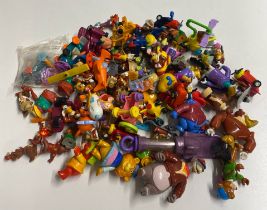 A quantity of mostly McDonalds Disney characters.