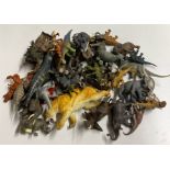 A quantity of mixed animals and dinosaurs by Schleich and others etc.