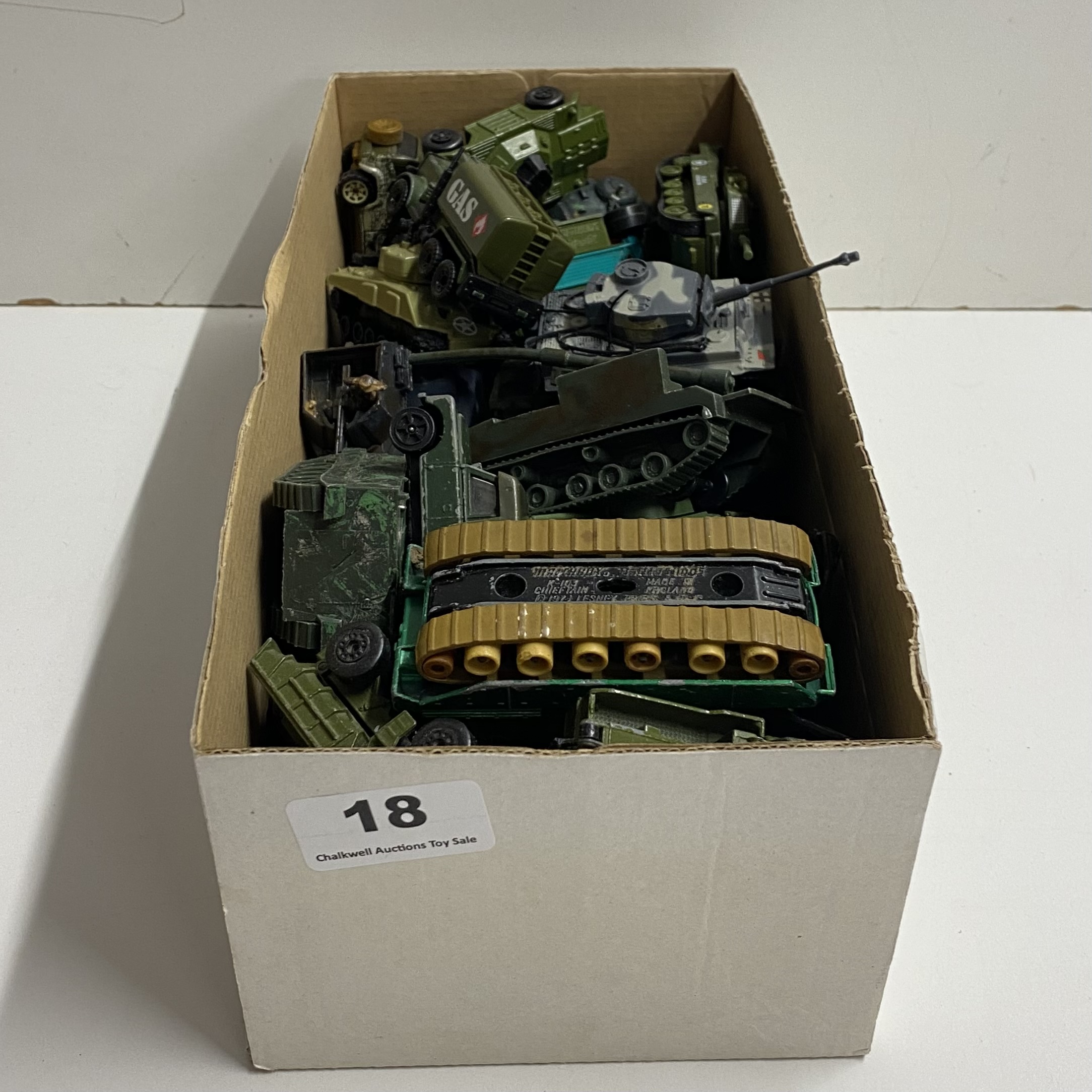 A collection of various military diecast models including Matchbox etc. - Image 2 of 2