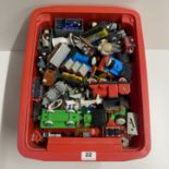 A large collection of Thomas the Tank engine trains and figures.