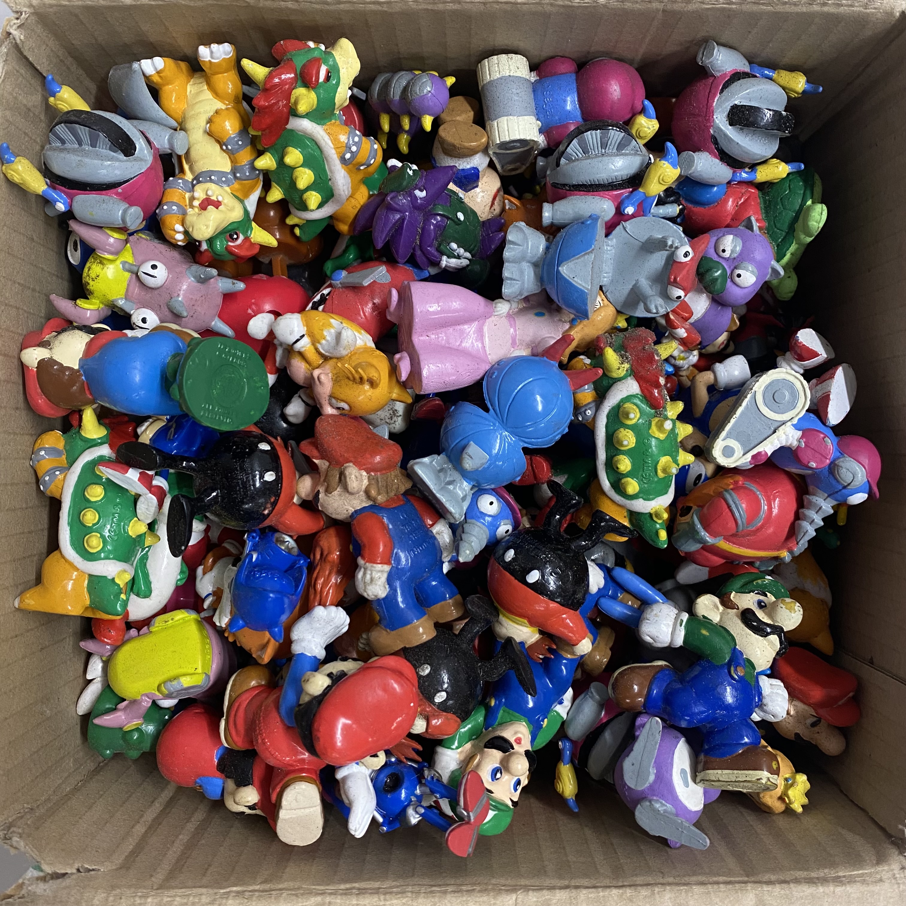 A collection of early SEGA Mario figures. - Image 2 of 2