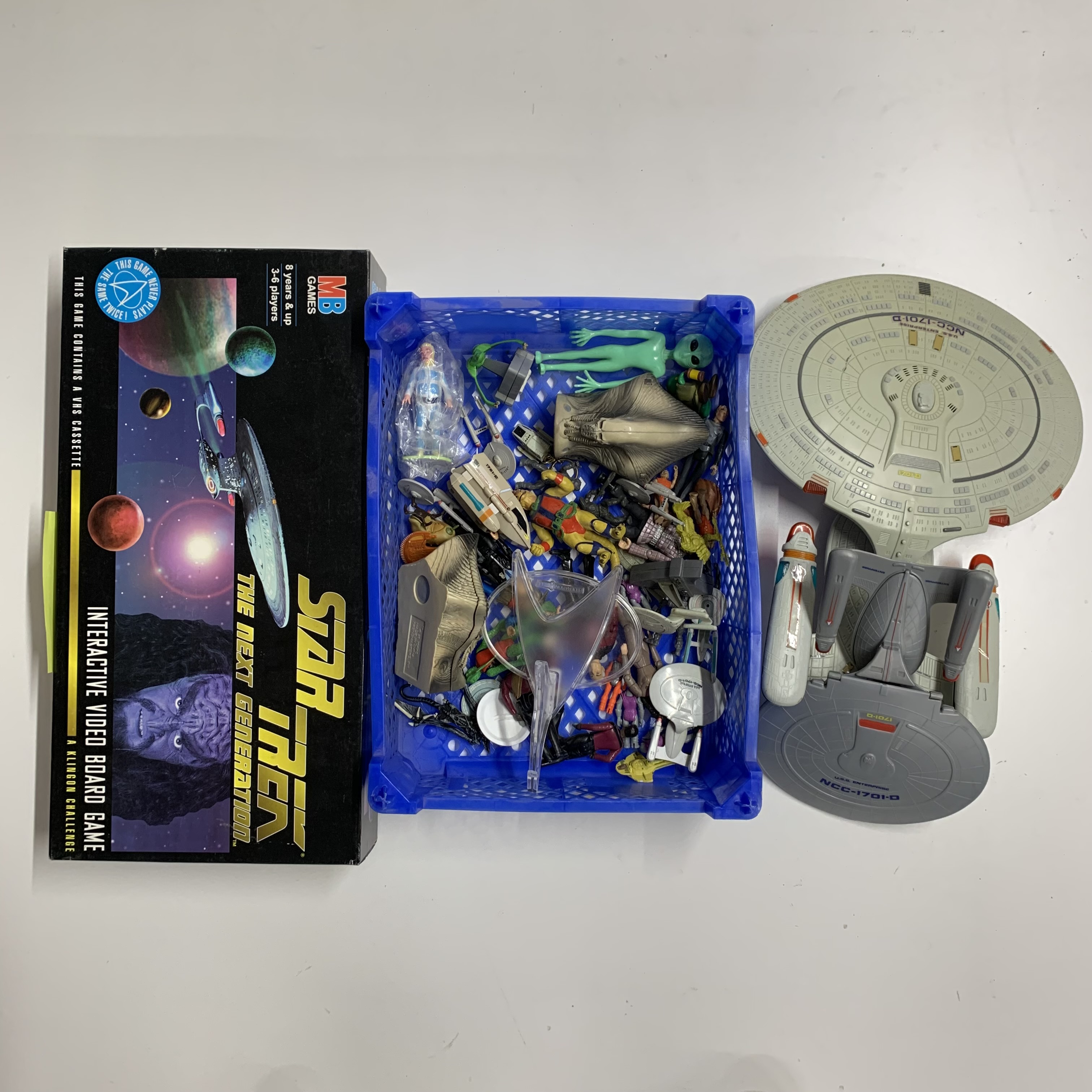 A quantity of various Star Trek toys including an interactive board game etc. - Image 2 of 2