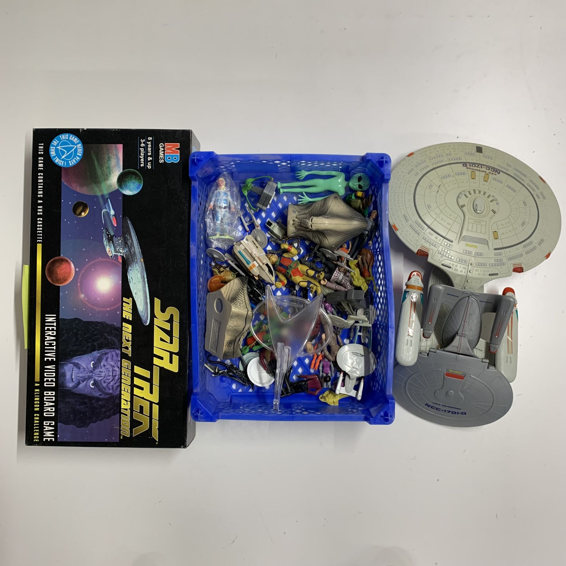 A quantity of various Star Trek toys including an interactive board game etc. - Image 2 of 2