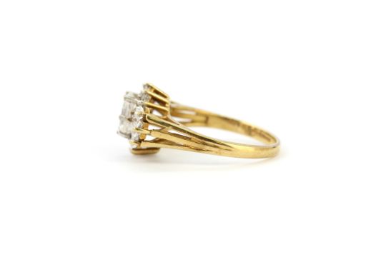 A 9ct yellow gold stone set ring, N.5. - Image 3 of 3