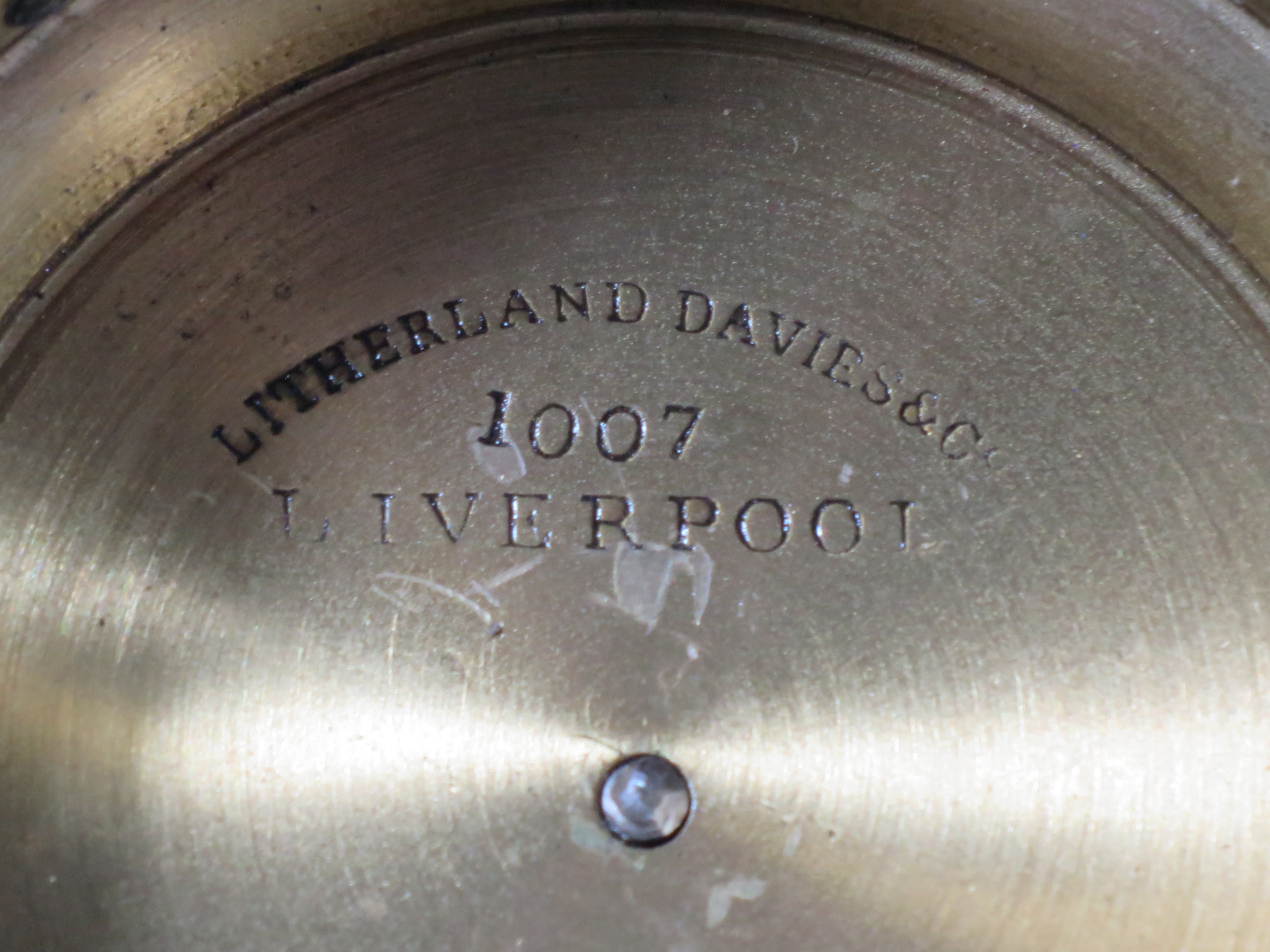 A 2 DAY CHRONOMETER MOVEMENT BY LITHERLAND DAVIES & CO., LIVERPOOL, CIRCA 1845 - Image 7 of 13