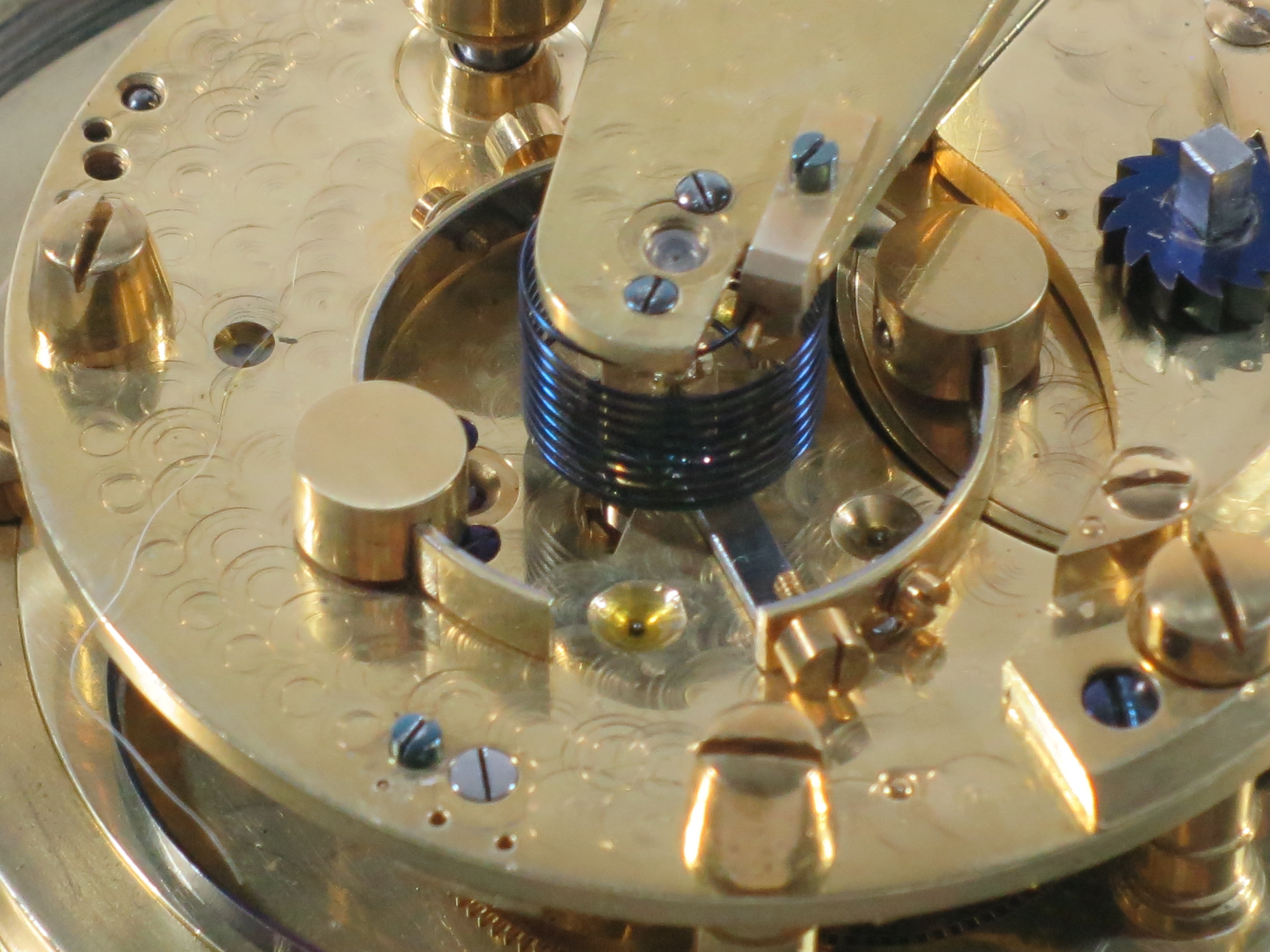 A 2 DAY CHRONOMETER MOVEMENT BY LITHERLAND DAVIES & CO., LIVERPOOL, CIRCA 1845 - Image 6 of 13
