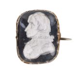 MINIATURE NELSON BROOCH, CIRCA 1805