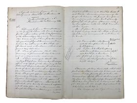 A COPY LETTER BOOK FROM H.M.S. 'DUKE OF WELLINGTON', 1886-88