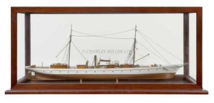 A MODEL OF THE STEAM YACHT VENUS, CIRCA 1902