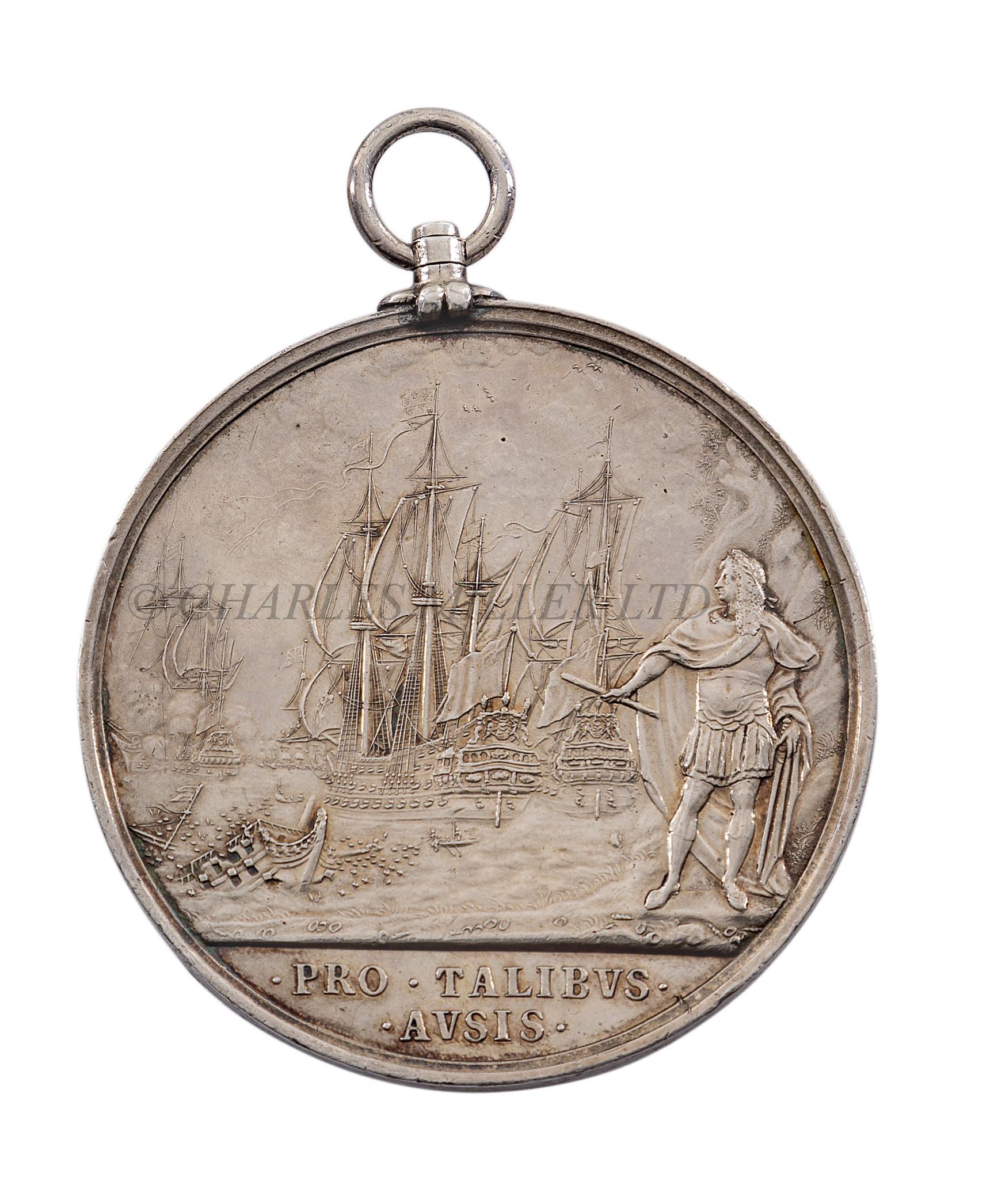 BATTLE OF LOWESTOFT MEDAL, 1665 - Bild 2 aus 2